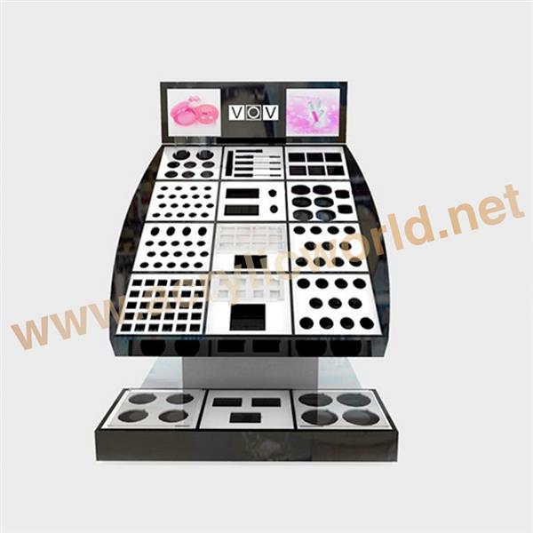 large acrylic makeup organizer with drawers